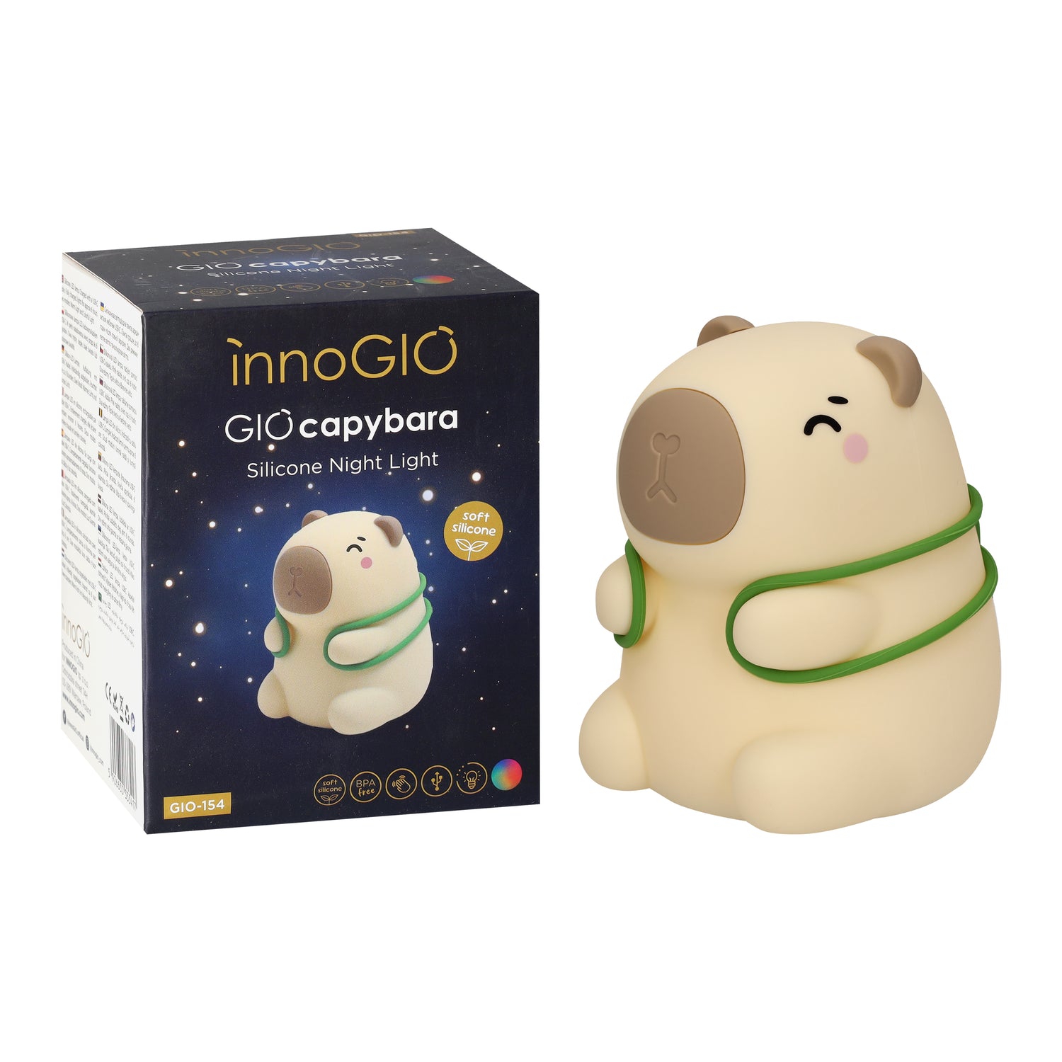 Silicone LED night light GIOcapybara GIO-154
