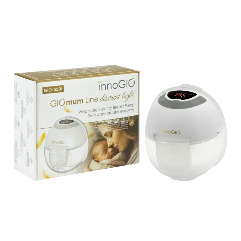 Shell electric breast pump GIOmum Line discreet light GIO-359I