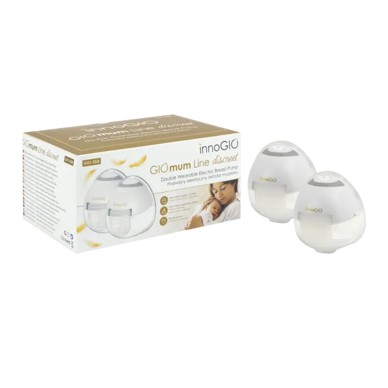 GIOmum Line discreet double shell electric breast pump GIO-358