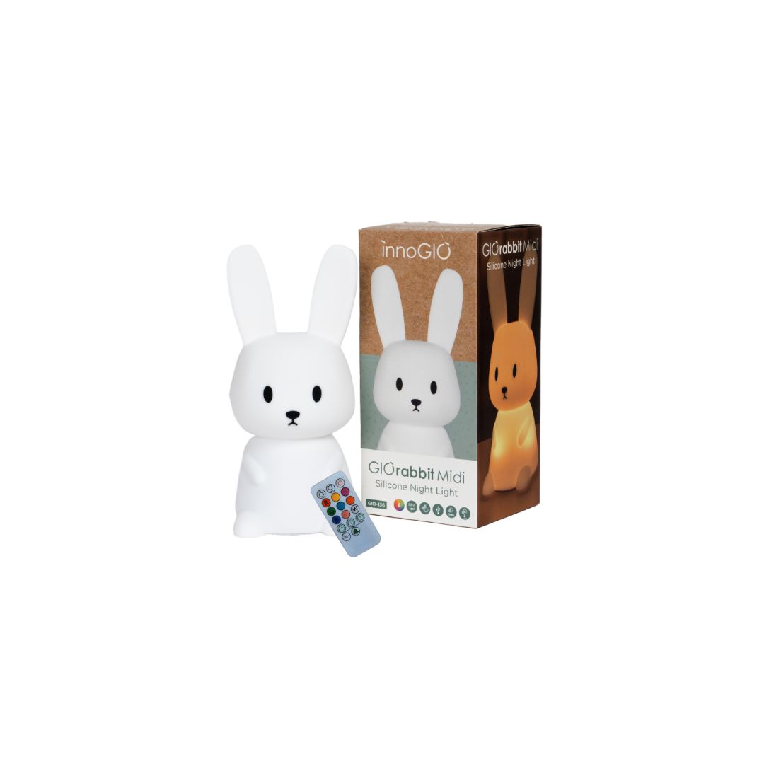 Silicone night lamp for children rabbit medium GIOrabbit Midi GIO-136