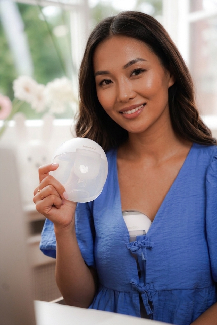 Double shell electric breast pump GIOmum Line discreet light GIO-359